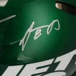 Autographed Items|Helmets^New York Jets Aaron Rodgers & Garrett Wilson Autographed Riddell Speed Authentic Helmet