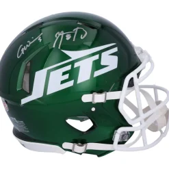 Autographed Items|Helmets^New York Jets Aaron Rodgers & Garrett Wilson Autographed 2024 Riddell Speed Authentic Helmet
