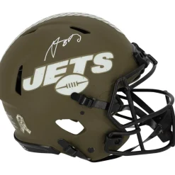 Autographed Items|Helmets^New York Jets Aaron Rodgers Autographed Riddell 2022 Salute To Service Speed Authentic Helmet