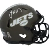 Autographed Items|Helmets^New York Jets Aaron Rodgers Autographed Riddell 2022 Salute To Service Speed Mini Helmet