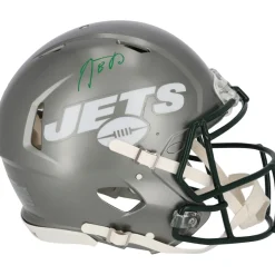 Autographed Items^New York Jets Aaron Rodgers Autographed Riddell Flash Speed Authentic Helmet