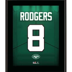 Wall Art|Plaques^New York Jets Aaron Rodgers 10.5" X 13" Jersey Number Sublimated Player Plaque
