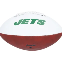 Autographed Items|Footballs^New York Jets Aaron Rodgers Autographed Franklin White Panel Football