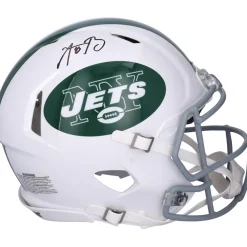 Autographed Items|Helmets^New York Jets Aaron Rodgers Autographed 2024 Riddell Alternate Speed Authentic Helmet