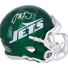 Autographed Items|Helmets^New York Jets Aaron Rodgers Autographed 2024 Riddell Speed Mini Helmet
