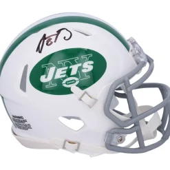 Autographed Items|Helmets^New York Jets Aaron Rodgers Autographed 2024 Riddell Alternate Speed Mini Helmet