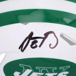 Autographed Items|Helmets^New York Jets Aaron Rodgers Autographed 2024 Riddell Alternate Speed Mini Helmet