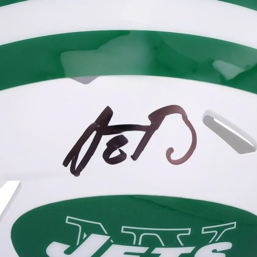Autographed Items|Helmets^New York Jets Aaron Rodgers Autographed 2024 Riddell Alternate Speed Mini Helmet