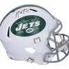 Autographed Items|Helmets^New York Jets Aaron Rodgers Autographed 2024 Riddell Alternate Speed Replica Helmet