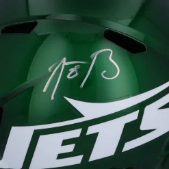 Autographed Items|Helmets^New York Jets Aaron Rodgers Autographed 2024 Riddell Speed Replica Helmet