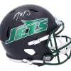 Autographed Items|Helmets^New York Jets Aaron Rodgers Autographed 2024 Riddell Alternate Speed Replica Helmet