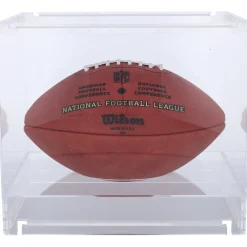 Display Cases^New York Jets Acrylic Stackable And Collapsible Football Display Case