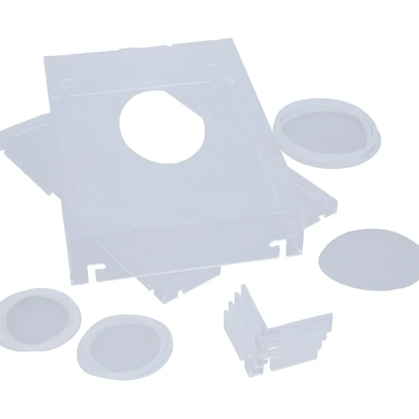 Display Cases^New York Jets Acrylic Stackable And Collapsible Football Display Case