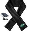 Gloves & Scarves^New York Jets ActionHeat Black 5V Battery Heated Scarf