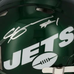 Autographed Items|Helmets^New York Jets Ahmad Sauce Gardner Autographed Riddell Speed Authentic Helmet