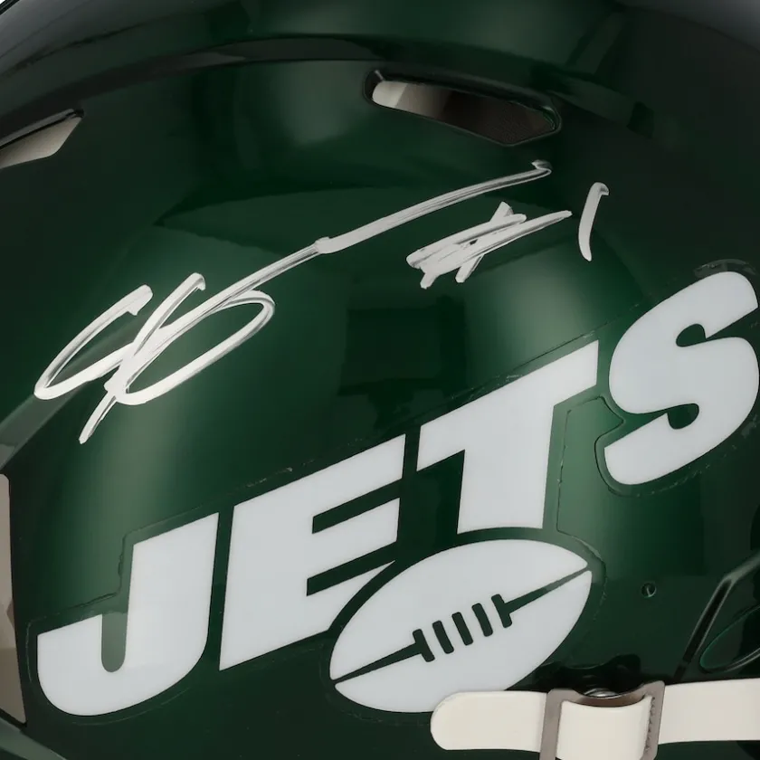 Autographed Items|Helmets^New York Jets Ahmad Sauce Gardner Autographed Riddell Speed Authentic Helmet