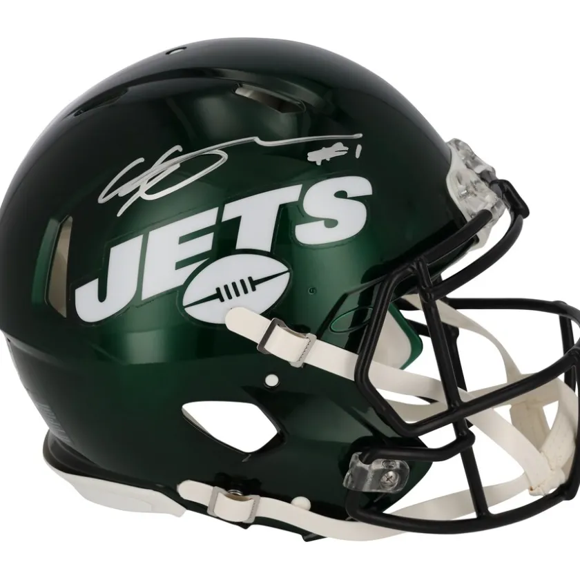 Autographed Items^New York Jets Ahmad Sauce Gardner Autographed Riddell 2023 Alternate Speed Authentic Helmet