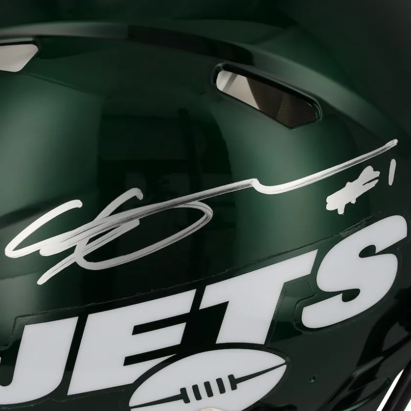 Autographed Items^New York Jets Ahmad Sauce Gardner Autographed Riddell 2023 Alternate Speed Authentic Helmet