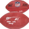 Autographed Items|Footballs^New York Jets Ahmad Sauce Gardner Autographed Wilson Duke Full Color Football With "2022 NFL DROY" Inscription