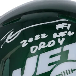 Autographed Items|Helmets^New York Jets Ahmad Sauce Gardner Autographed Speed Mini Helmet With 