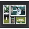 Wall Art|Photos^New York Jets Ahmad Sauce Gardner Framed 15" X 17" Player Collage With A Piece Of Game-Used Ball