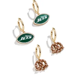 Accessories|Jewelry^New York Jets BaubleBar Set Of Two Earrings