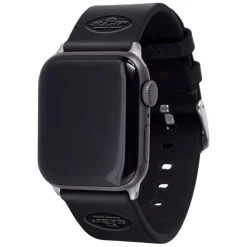 Accessories|Accessories^New York Jets Black Leather Apple Watch Band