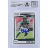 Trading Cards^New York Jets Breece Hall Autographed 2022 Panini Score #330 Beckett Fanatics Witnessed Authenticated 10 Rookie Card