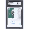 Trading Cards^New York Jets Breece Hall Autographed 2022 Panini Encased Scripted Signatures Diamond #SS-BH #1/1 SGC Authenticated 8/10 Rookie Card