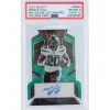 Trading Cards^New York Jets Breece Hall Autographed 2022 Panini Select Green Die-Cut #RS-BH #4/5 PSA Authenticated 8/10 Rookie Card