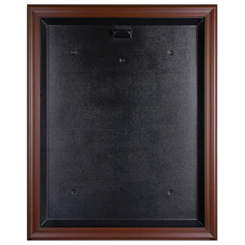 Display Cases^New York Jets Brown Framed Jersey Case