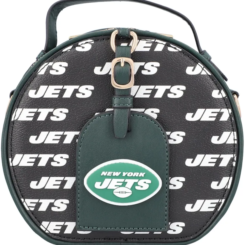 Purses^New York Jets Cuce Repeat Logo Round Bag