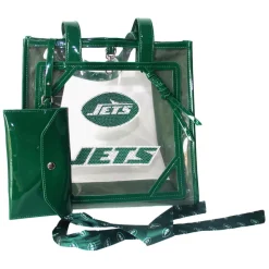 Accessories|Purses^New York Jets Cuce Crystal Logo Clear Tote Bag