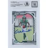 Trading Cards^New York Jets Garrett Wilson Autographed 2022 Panini Absolute #106 Beckett Fanatics Witnessed Authenticated 10 Rookie Card