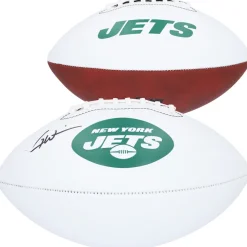 Autographed Items|Footballs^New York Jets Garrett Wilson Autographed Franklin White Panel Football