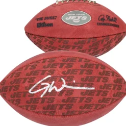 Autographed Items|Footballs^New York Jets Garrett Wilson Autographed Duke Showcase Football