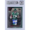 Trading Cards^New York Jets Garrett Wilson Autographed 2022 Panini Zenith Red Zone #106 Beckett Fanatics Witnessed Authenticated 10 Rookie Card With "2022 OROY" Inscription