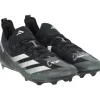 Cleats & Shoes|Autographed Items^New York Jets Garrett Wilson Autographed Game-Used Black/Gray Adidas Cleats From The 2023 NFL Season