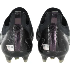 Cleats & Shoes|Autographed Items^New York Jets Garrett Wilson Autographed Game-Used Black/Gray Adidas Cleats From The 2023 NFL Season