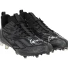 Autographed Items|Cleats & Shoes^New York Jets Garrett Wilson Autographed Game-Used Black Adidas Cleats From The 2023 NFL Season