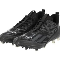Autographed Items|Cleats & Shoes^New York Jets Garrett Wilson Autographed Game-Used Black Adidas Cleats From The 2023 NFL Season