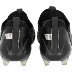 Autographed Items|Cleats & Shoes^New York Jets Garrett Wilson Autographed Game-Used Black Adidas Cleats From The 2023 NFL Season