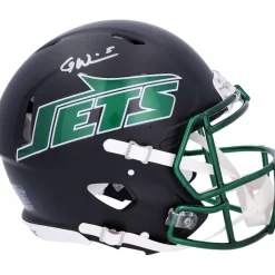 Autographed Items|Helmets^New York Jets Garrett Wilson Autographed 2024 Alternate Riddell Speed Authentic Helmet
