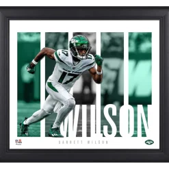 Photos|Prints & Artwork^New York Jets Garrett Wilson Framed 15" X 17" Player Panel Collage
