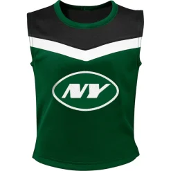 Dresses & Skirts^New York Jets Girls Youth Green Spirit Two-Piece Cheerleader Set