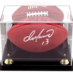Display Cases^New York Jets Golden Classic Football Case
