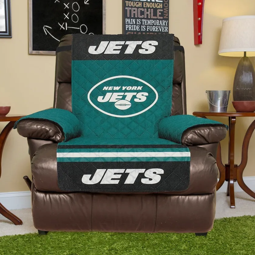 Furniture^New York Jets Green Recliner Protector