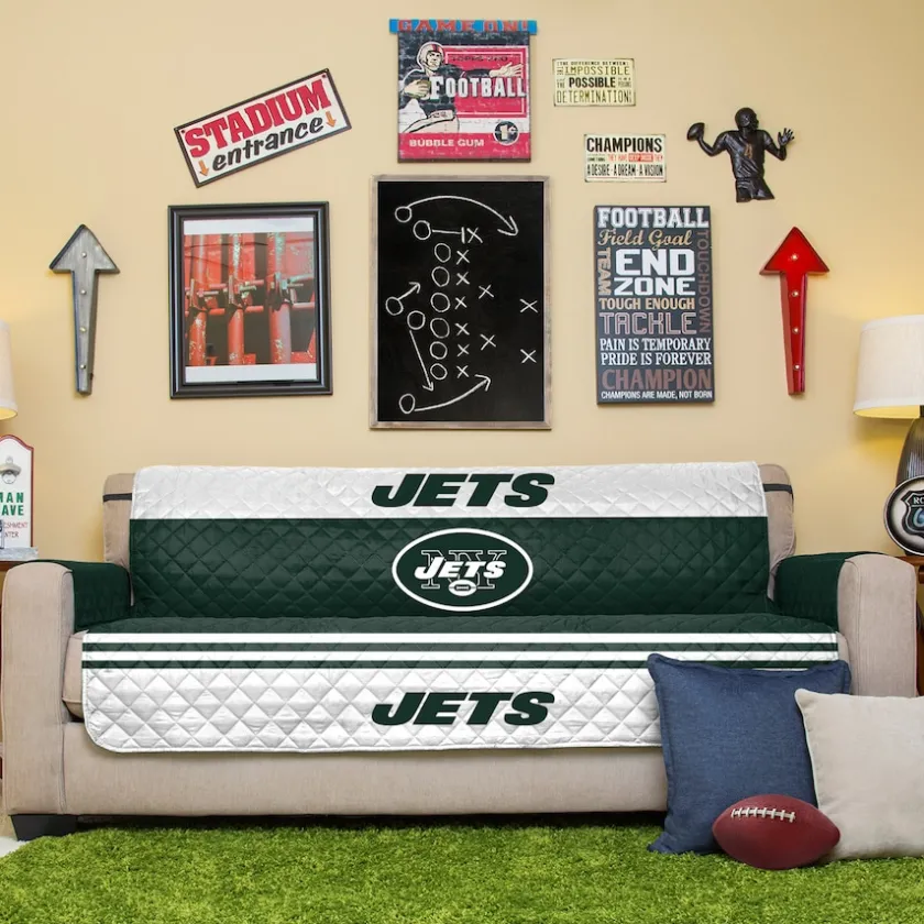 Furniture^New York Jets Green Sofa Protector