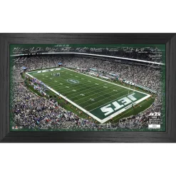 Wall Art|Photos^New York Jets Highland Mint 12" X 20" 2024 Signature Gridiron Panoramic Framed Photo