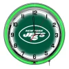 Clocks^New York Jets Imperial 18'' Neon Clock